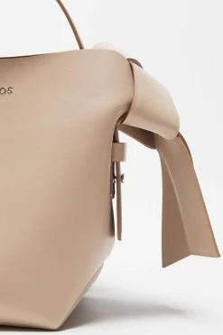 Musubi Mini Shoulder Bag R Taupe Beige