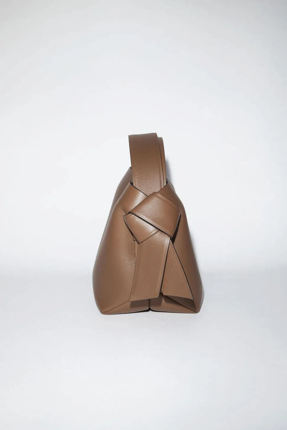 Musubi Mini Shoulder Bag Camel Brown