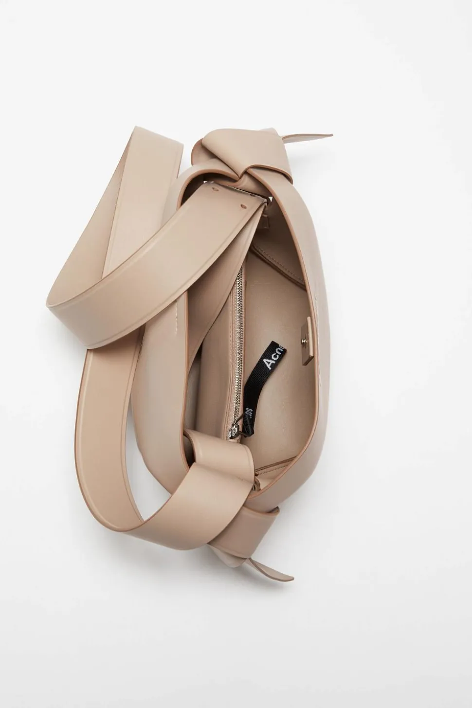 Musubi Mini Shoulder Bag R Taupe Beige