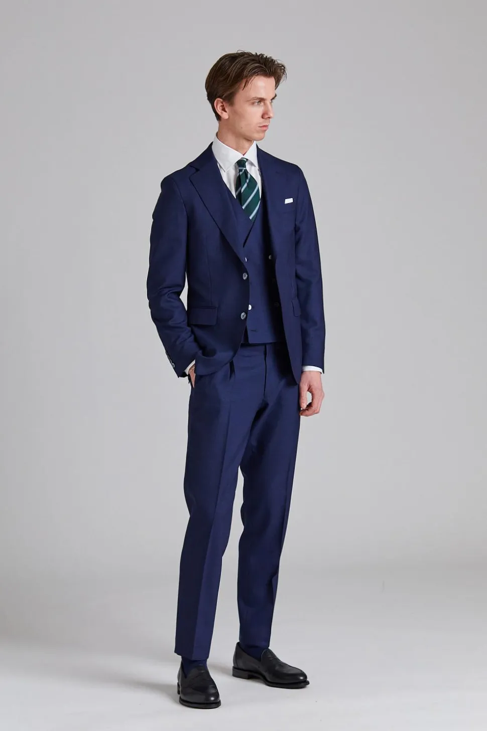 N. Siena Suit Tropical Glencheck Blue