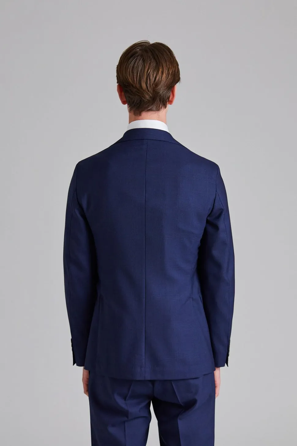 N. Siena Suit Tropical Glencheck Blue