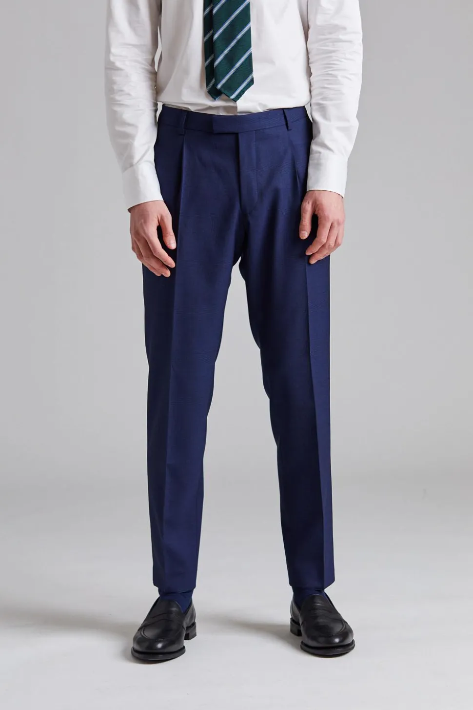 N. Siena Suit Tropical Glencheck Blue