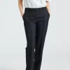 Narrow Tailored Trousers Black FN-WN-TROU001061