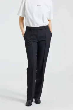 Narrow Tailored Trousers Black FN-WN-TROU001061