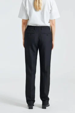 Narrow Tailored Trousers Black FN-WN-TROU001061