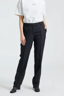 Narrow Tailored Trousers Black FN-WN-TROU001061