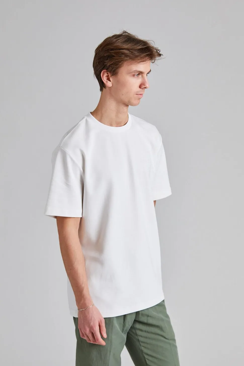 Nat SS Logo Tee White