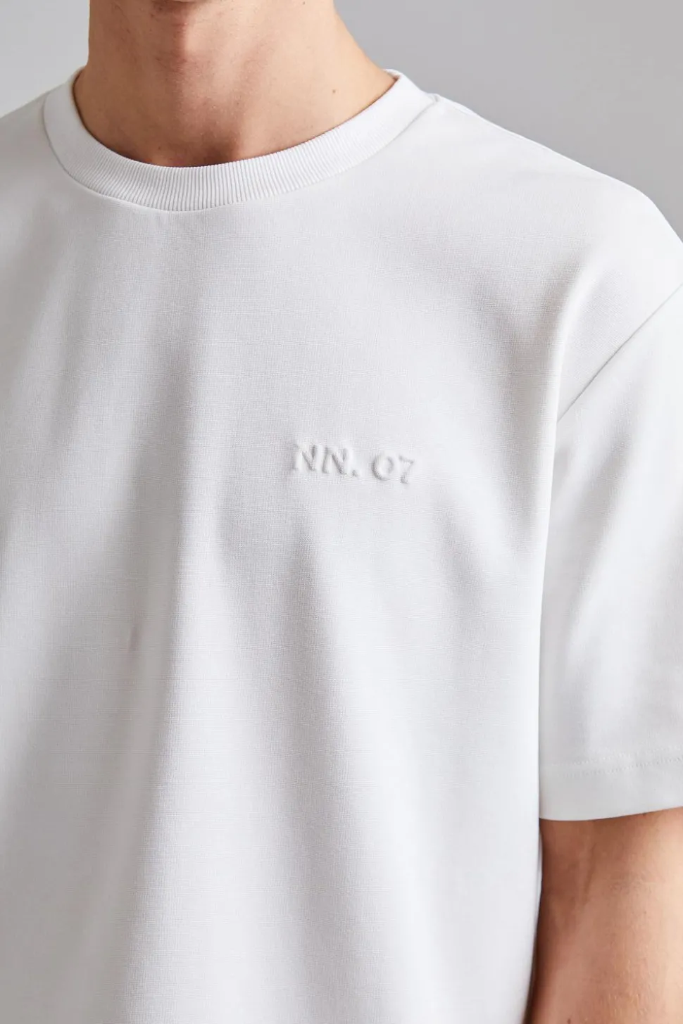 Nat SS Logo Tee White