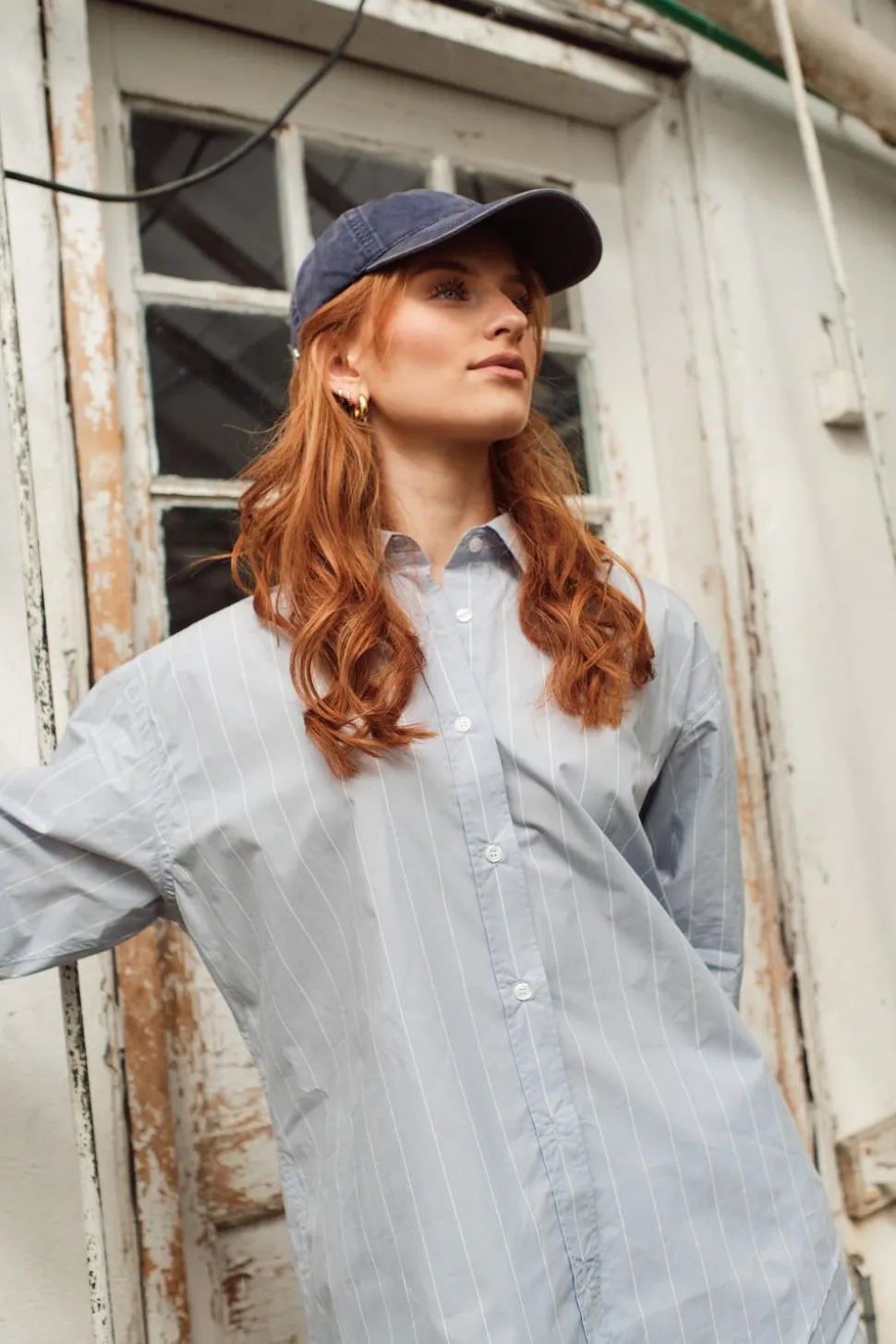 Navy Washed Cotton Soft Front