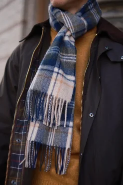 New Check Scarf Bark