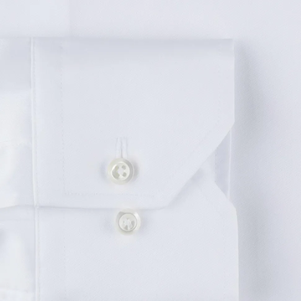 New Slimline Superior Twill Hvit