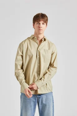 Nico Poplin Shirt Mossy