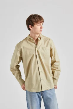 Nico Poplin Shirt Mossy