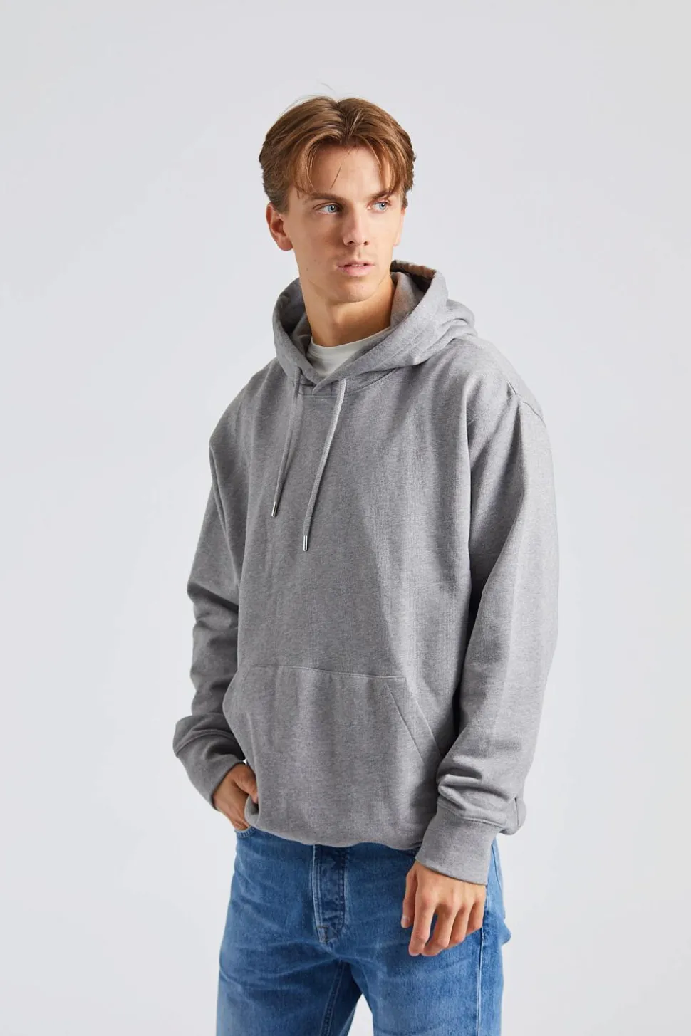 Norse Standard Hoodie Grey Melange