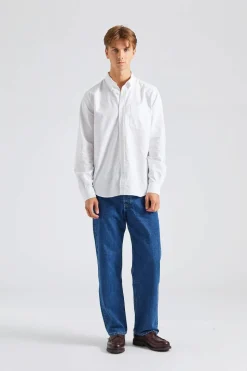 Norse Standard Oxford BD Shirt White
