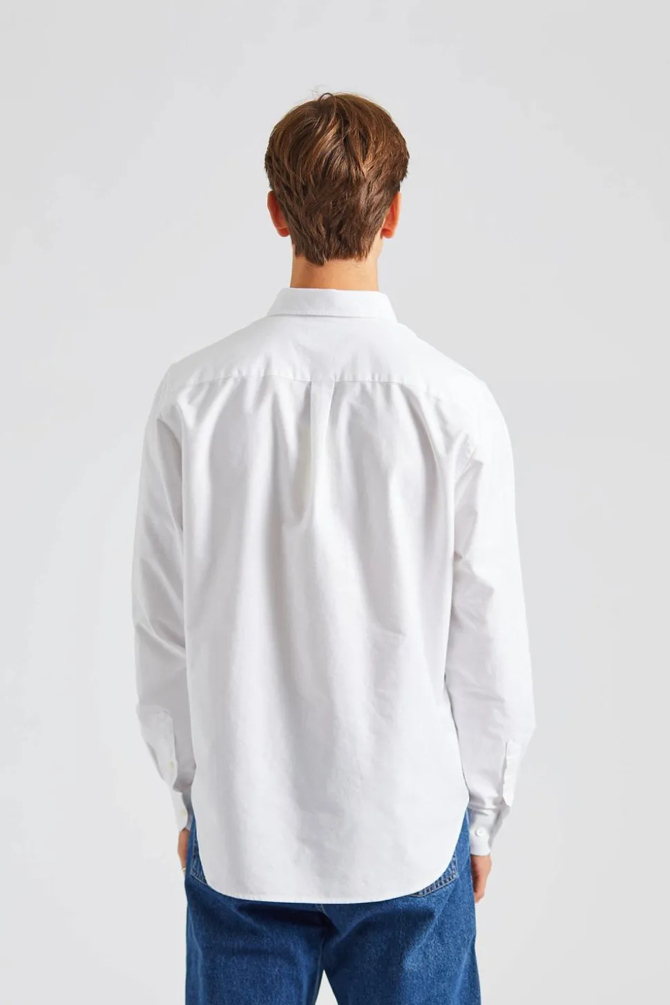 Norse Standard Oxford BD Shirt White