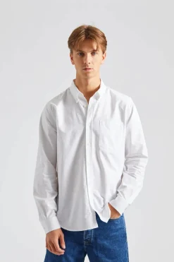 Norse Standard Oxford BD Shirt White