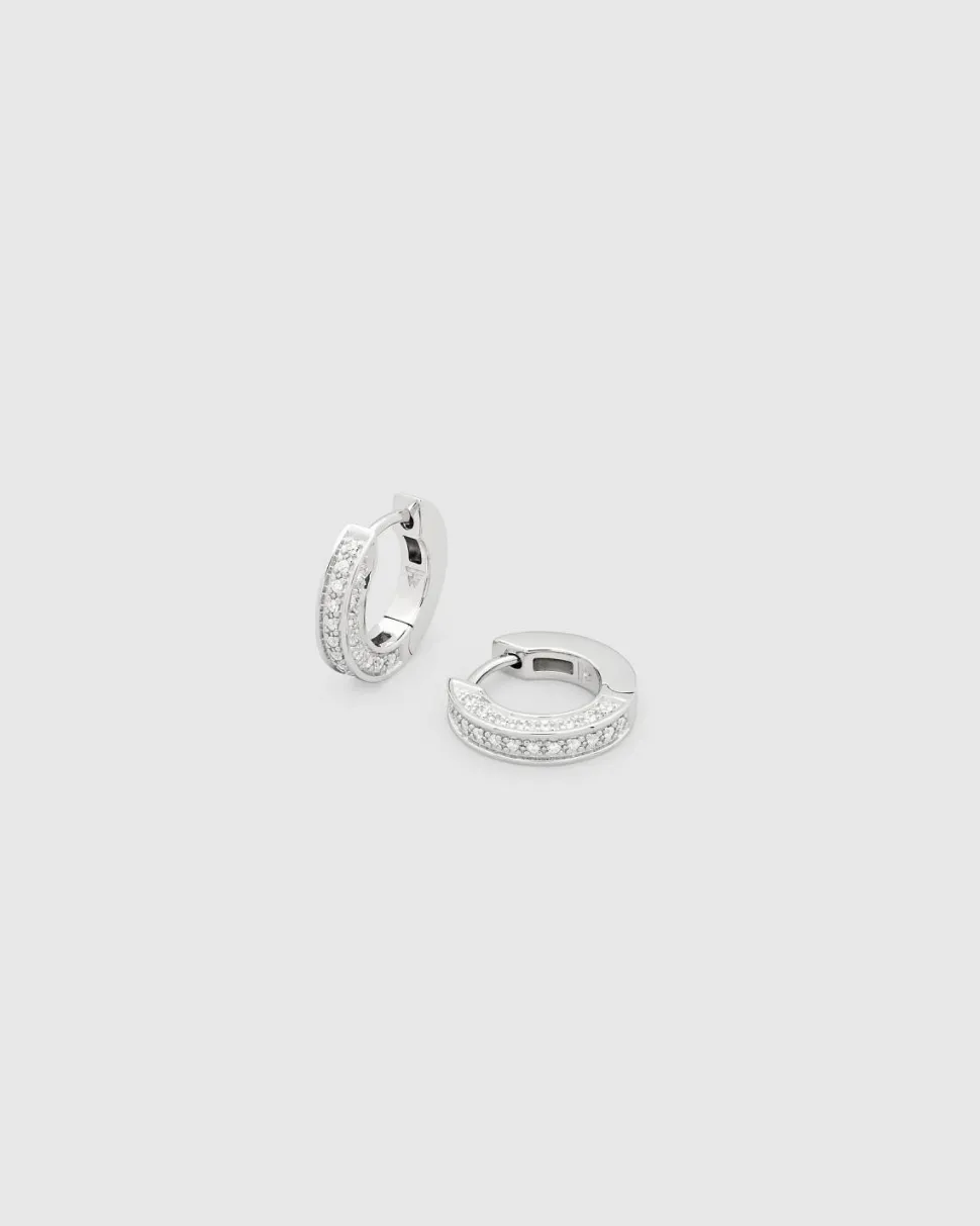 Nova Hoops Small Silver