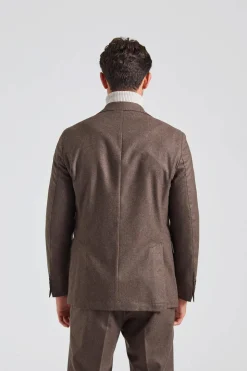 N.Siena Flanell Blazer Brown
