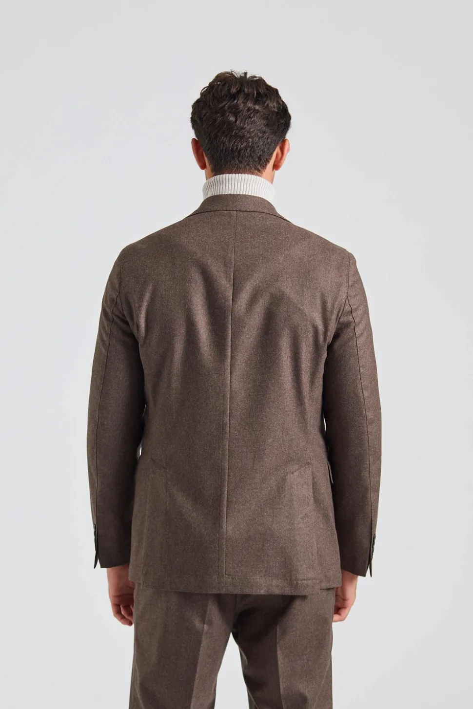 N.Siena Flanell Blazer Brown