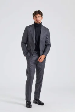 N.Siena Flanell Blazer Grey