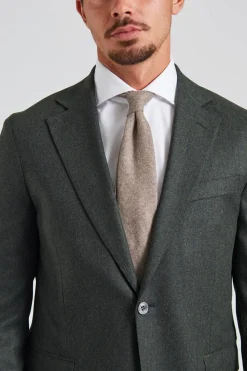 N.Siena Flanell Blazer Green
