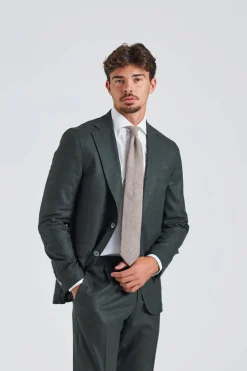 N.Siena Flanell Blazer Green