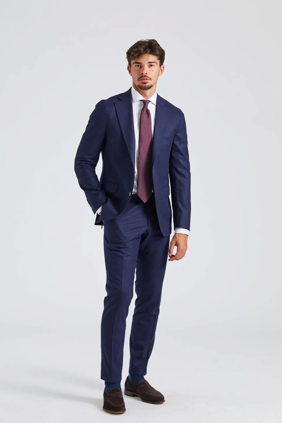 N.Siena Flanell blazer Navy