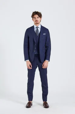 N.Siena Palermo Camden Suit Navy Pinstripe