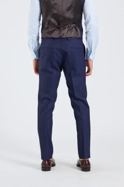 N.Siena Palermo Camden Suit Navy Pinstripe