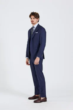 N.Siena Palermo Camden Suit Navy Pinstripe