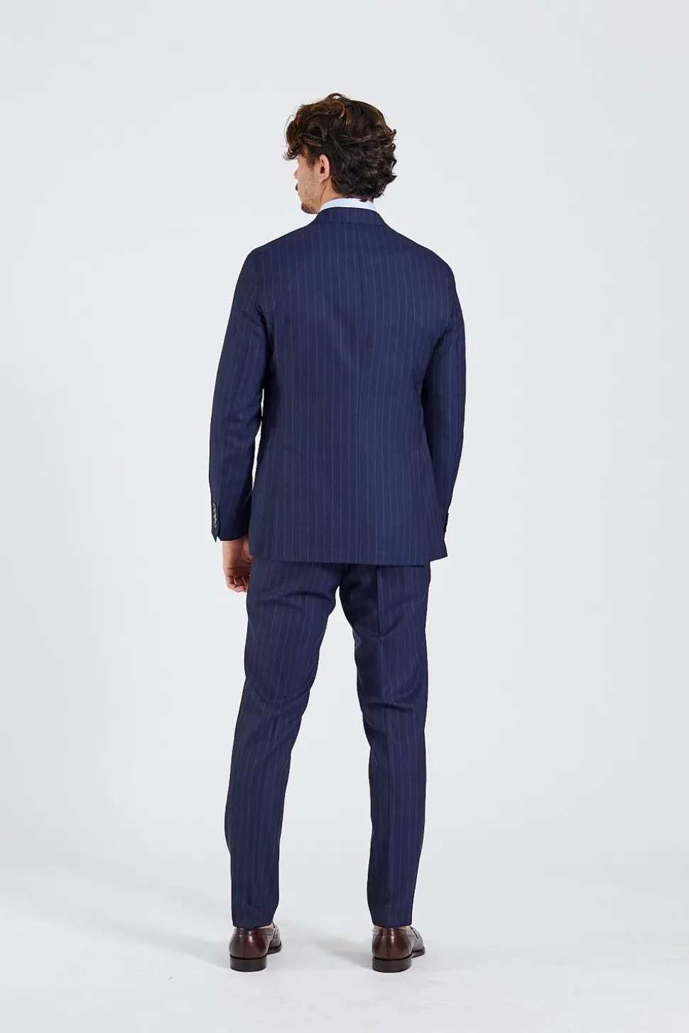 N.Siena Palermo Camden Suit Navy Pinstripe