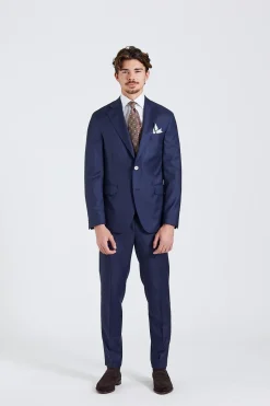 N.Siena Prato Suit Blue Melange