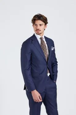 N.Siena Prato Suit Blue Melange