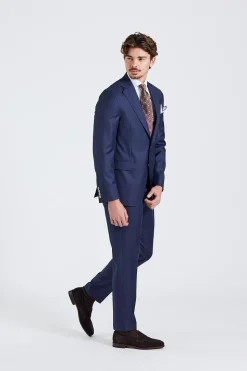 N.Siena Prato Suit Blue Melange
