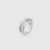 Orb Ring Slim Clear White