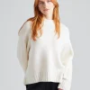 Oversized Roundneck Sweater White