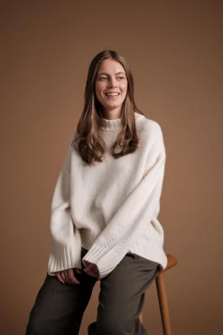 Oversized Roundneck Sweater White
