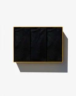 3-Pack Crew Neck T-Shirts Black