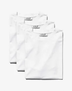 3-Pack Crew Neck T-Shirts White