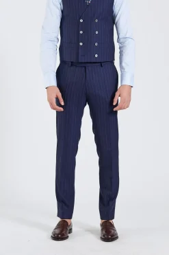 Palermo Navy Pinstripe