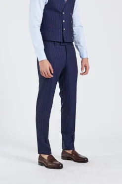 Palermo Navy Pinstripe