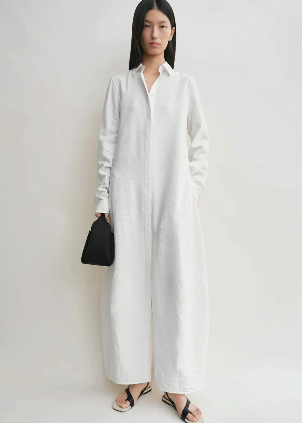 Parachute Shirtdress White