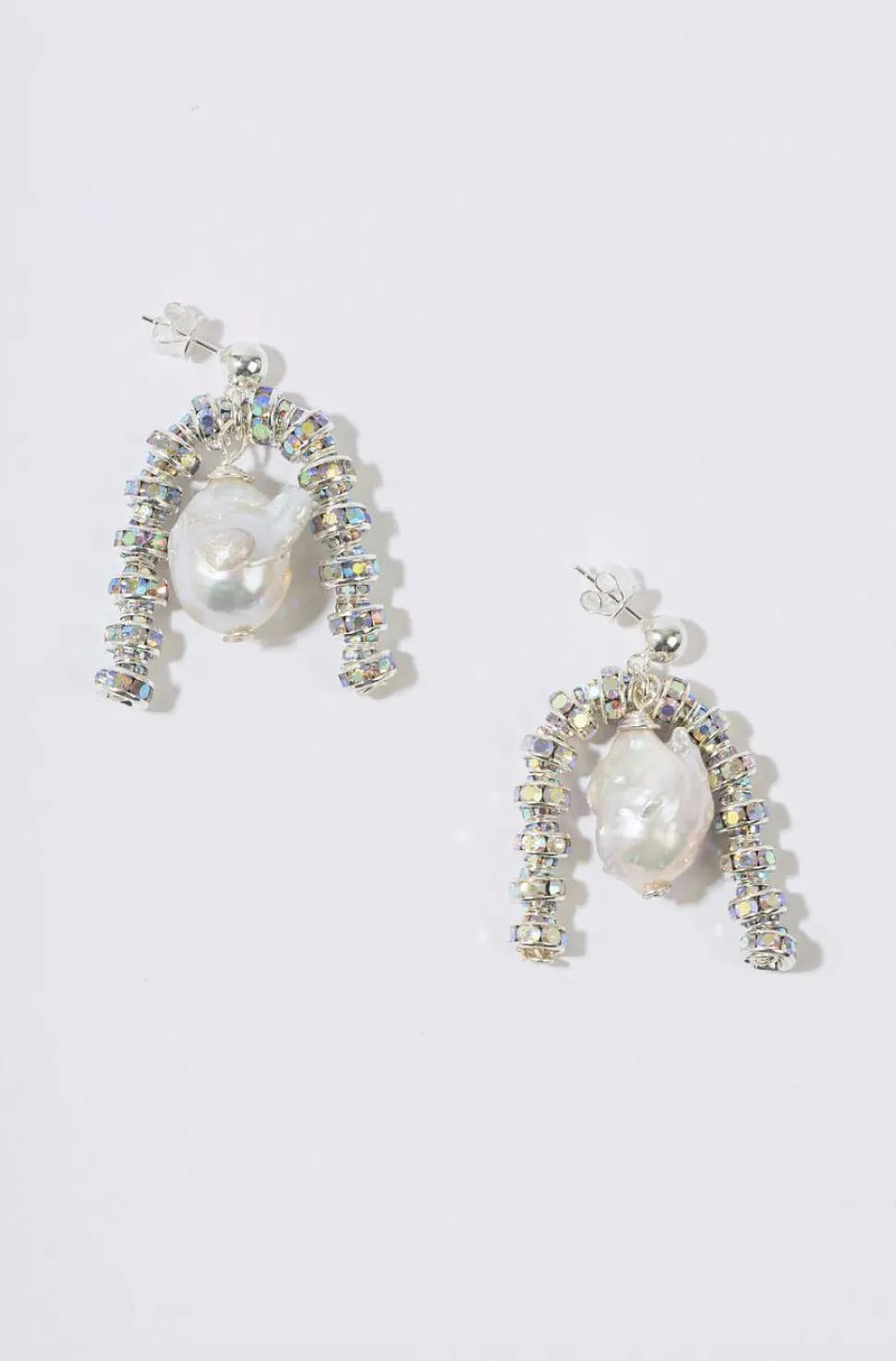 Paris Baroque Earrings Silver