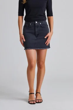 Parton Skirt Washed Black