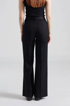 Patch Pocket Alina Suit Black