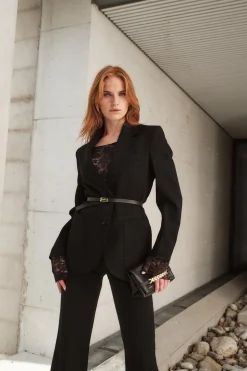 Patch Pocket Jacket Black