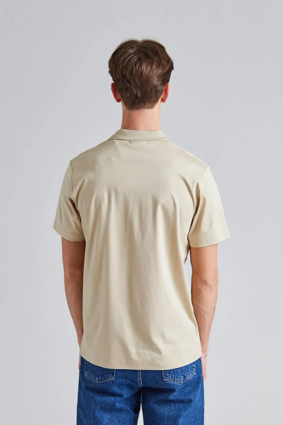 Paul SS Polo White Pepper