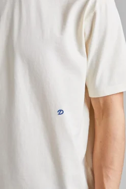 Peacock Graphic Print SS Hiking Tee Antique White