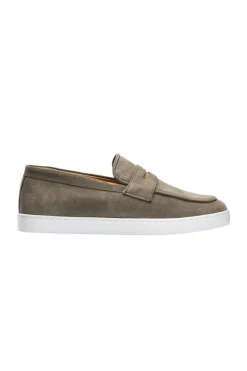 Penny Sneaker Olive Suede